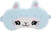 VICASKY Adorable Rabbit Plush Eye Mask for Adults Soft Fuzzy Sleep Mask with Strap for Travel and Night Sleep Cute Bunny Design for Comfortable Rest