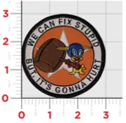 NAVY NAS WHITING FCF WE CAN FIX STUPID EMBROIDERED PATCH HOOK & LOOP