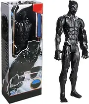 Black Panther Figure, Marvel Avengers Titan Hero Series Black Panther, Marvel Black Panther Figure, Black Panther Action Figure, 30 cm Large Toy for Children from 4 Years (Black Panther)