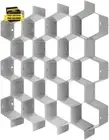 Drawer Divider Organizer Adjustable DIY Grid Honeycomb Drawer Divider for Underw
