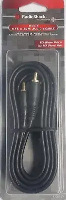 RadioShack Audio Y-Cable RCA Phono M to Dual RCA M 42-2539 - SAVINGS Buy more