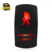 Sasquatch Lights Illuminated Rocker Toggle Switch Waterproof On-Off DC 12V 24V 5
