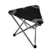 Stool, Portable Tripod Chair for Outdoor Black and Gray Big Slacker