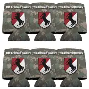11th Armored Cavalry Military Design Can Coolers Set/6