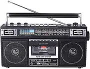 Portable Cassette Player Radio, Retro Radio and Recorder with AM/FM/SW1/SW2, Cassette Tape to MP3 Save to USB Flash Disk Directly