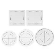 5PCS Knitting Cord Disc DIY Handmade Rope Disc Beading Weaving Tool Cord Plate
