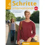 敦煌-讀好書 【德語】SCHRITTE INTERNATIONAL NEU 4 (A2.2) 課本+練習本+練習本CD 9783196010848 <讀好書>