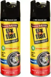 Tire Sealant and Car Tire Inflator 16Oz (2-Pack)