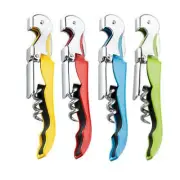 4 Pack Waiter Corkscrew Stainless Steel Wine Openers Set with Foil Cutter
