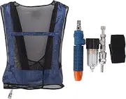 [DAUB] Air Conditioner Waistcoat, Vortex Tube Welding Steel Compressed Cooling Vest, Adjustable Safety Vest for Men Women, Outdoor Working, Welding, Painting, Casting