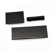 3 NEW Black Replacement Door Slot Cover Lid Set for Nintendo Wii Console System