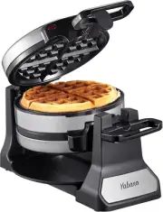 Belgian Waffle Maker, Classic Rotating Waffle Iron with Nonstick Plates