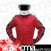 Pyrotect PY22J0202 Eliminator Red Racing Jacket Medium SFI-5 Two Layer Nomex
