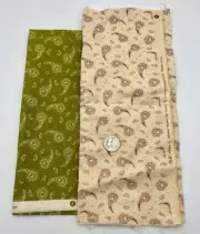 Moda Blackbird Designs FIELD NOTES Fabric Bundle 2 Prints - 1/4 yd + 1/4 yd