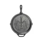 12 Inch Dolly Parton Pre-Seasoned Cast Iron Stamped Skillet - Signature Teardrop