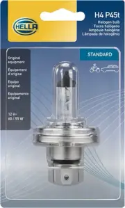 HELLA H4 P45TSB Bulb H4 12V 60/55W P45T T4.625 Sb