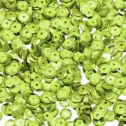 Loose Sequins 4200Pcs Cup Embroidery Sequins for Crafts Sewing,Army Green