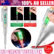 LED Circuit Tester Pen Screwdriver Voltage Detector Pen Electrical Test AU STOCK