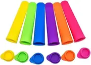 AIMALL 8PCS Silicone Ice Block Moulds for Ice Cream, Popsicles, Jelly, and ICY Pole - Reusable Freezer Molds for DIY Frozen Treats, BPA-Free, 40ml Capacity Each