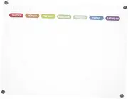 DIYEAH Transparent Acrylic Magnetic Memo Board Dry Erase Weekly Planner for Fridge Multi Functional Daily Planner with Smooth Surface for Notes and Reminders