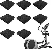 Treadmill Non Slip Pad - Treadmill Non Slip Pad | Anti Slip High Density Mats | Anti Vibration Treadmill Mat with Convenient Storage | Noise Reduction Treadmill Mats for Living Room