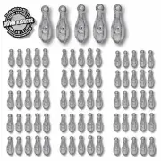 2oz Bank Sinker - Select Qty Up To 80pk /Down Riggers LLC - Hand Made In the USA