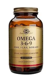 Solgar Omega 3-6-9 Fish, Flax, Borage Softgels, 120