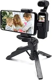 Talen OSMO Pocket 2 Phone Holder Set Expansion Accessories With 1/4" Thread Screw and Tripod Compatible With DJI