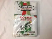 Meadowbrook Luxury Percale Irregular Pillowcases Floral Made In The USA 42 X 36