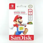 SanDisk 256GB microSDXC Memory Card For Nintendo Switch SDSQXAO-256G-AWCZN NEW