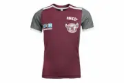 Manly Sea Eagles NRL Players Maroon Training T Shirt Sizes S-5XL! T8