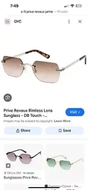 Prive Revaux Sunglasses DB Touch Brand 53mm Frame