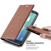 Samsung Galaxy S6 EDGE Case - Protective Case with Stand Function and Card Slot NIGHT BLACK