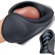 Vibrating Male Masturbator Penis Glans Trainer Vibrator Stimulator, Adult Sex Toys for Men, Cock Massager Mens Sex Toy Stroker Stimulation, Masturbators Vibrators for Men Training Masturbation Pleasure