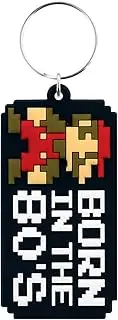 Pyramid International Nintendo Super Mario Bros. - Born in The 80's, Schlüsselanhänger aus Gummi, 4.5 x 6 cm