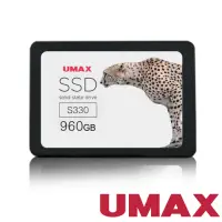 在飛比找Yahoo奇摩購物中心優惠-UMAX S330 960GB 2.5吋 SATAⅢ 固態硬