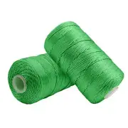 Macrame Cord 1.5mm x 438 Yards, Nylon Macrame Yarn for Crochet and Fruit Green