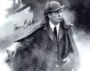 Television Autograph: TOM BAKER (The Hound of the Baskervilles) Signed Photo