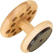 Baluue Elegant Wooden Scissor Holder Rotating Hair Scissors Rack Barber Tools Organizer Hair Stylists Tools Stand