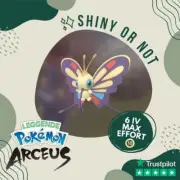 Beautifly Shiny ✨ Legends Pokémon Arceus 6 IV Max Effort Alpha Leggende Custom