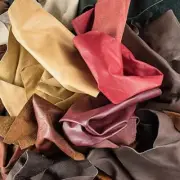 5lb Upholstery Leather Scraps Leather scrap pieces for Craft Leather project