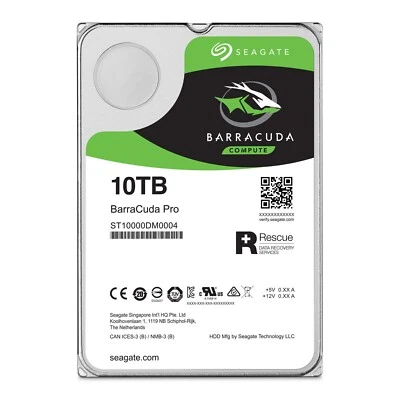 ST10000DM0004 - Seagate Barracuda Pro 10TB 7.2K 6G SATA Internal Hard Drive