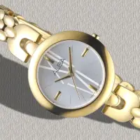 在飛比找momo購物網優惠-【ALBA】雅柏手錶 心機佳人金色鍊帶女錶/AH8330X1