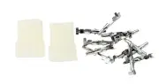 Molex Male 6 Pin Arcade Pinball Plug with Pins -.093 - Set of 2
