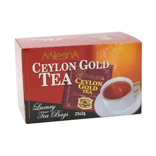 【MlesnA 曼斯納】CEYLON GOLD 紅茶(25入/盒)