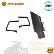 ROYAL ENFIELD BLACK MASTER CYLINDER GUARD & LARGE ENGINE GUARDS FOR HIMALAYAN