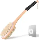 Long Handle Ergonomically Back Scrubber/Brush for Shower, Double Sided Exfoliati