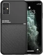 [Kepuch] Mowen Case Cover Bumper Built-in Metal Plate for Samsung Galaxy S20+ S20 Plus/S11 - Black