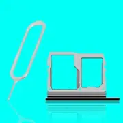 SIM Remover and MicroSD Holder Slot Tray for LG G8 ThinQ LM-G820QM7 Unlocked NEW