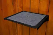Black Outdoor Skywalk Cat Platform